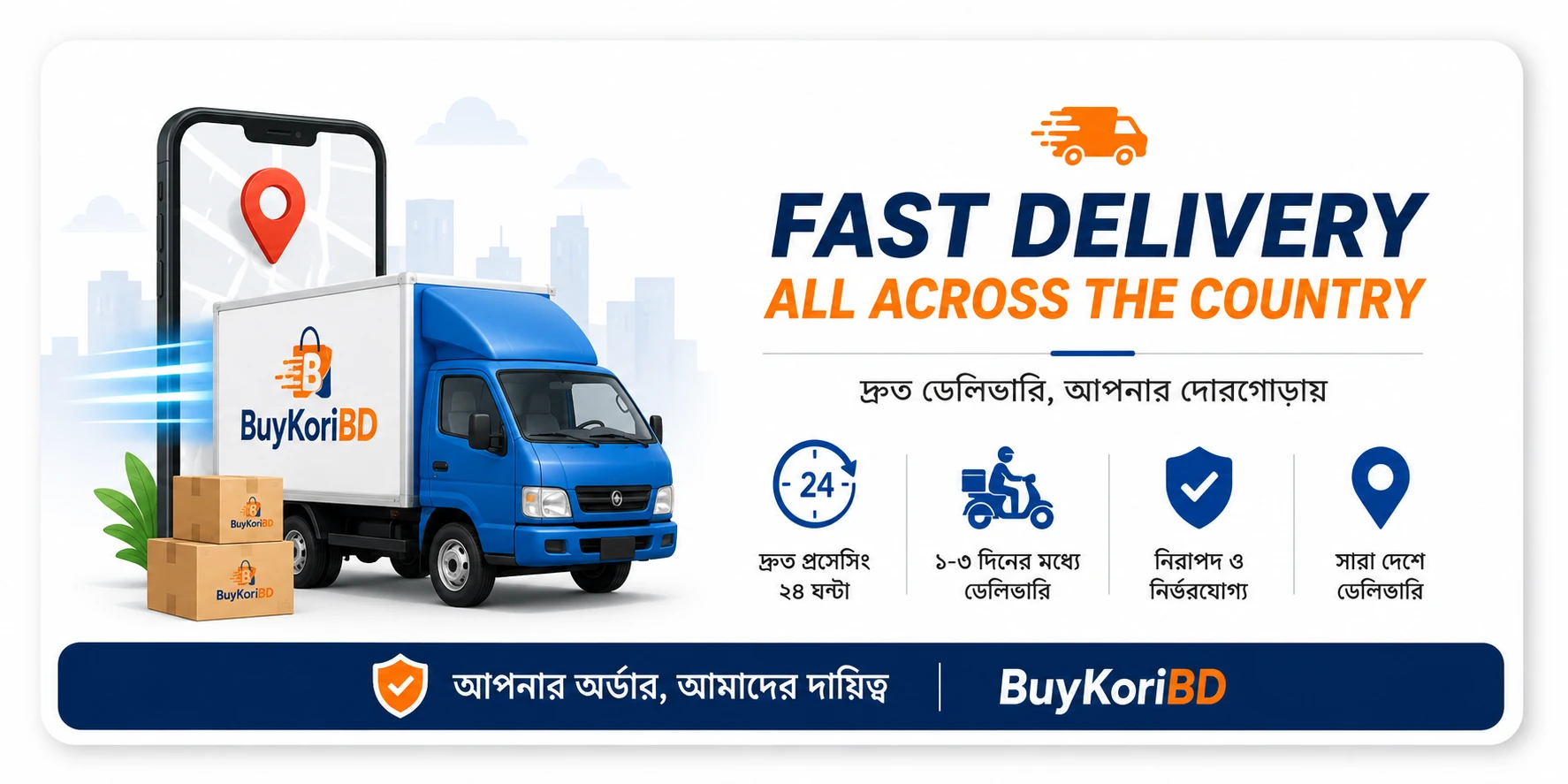 Fast Delivery all across the country