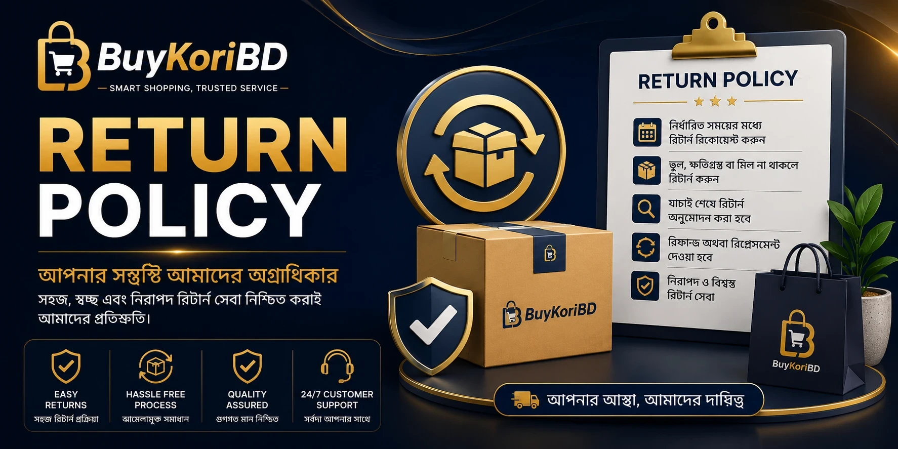 7 Days Return Policy