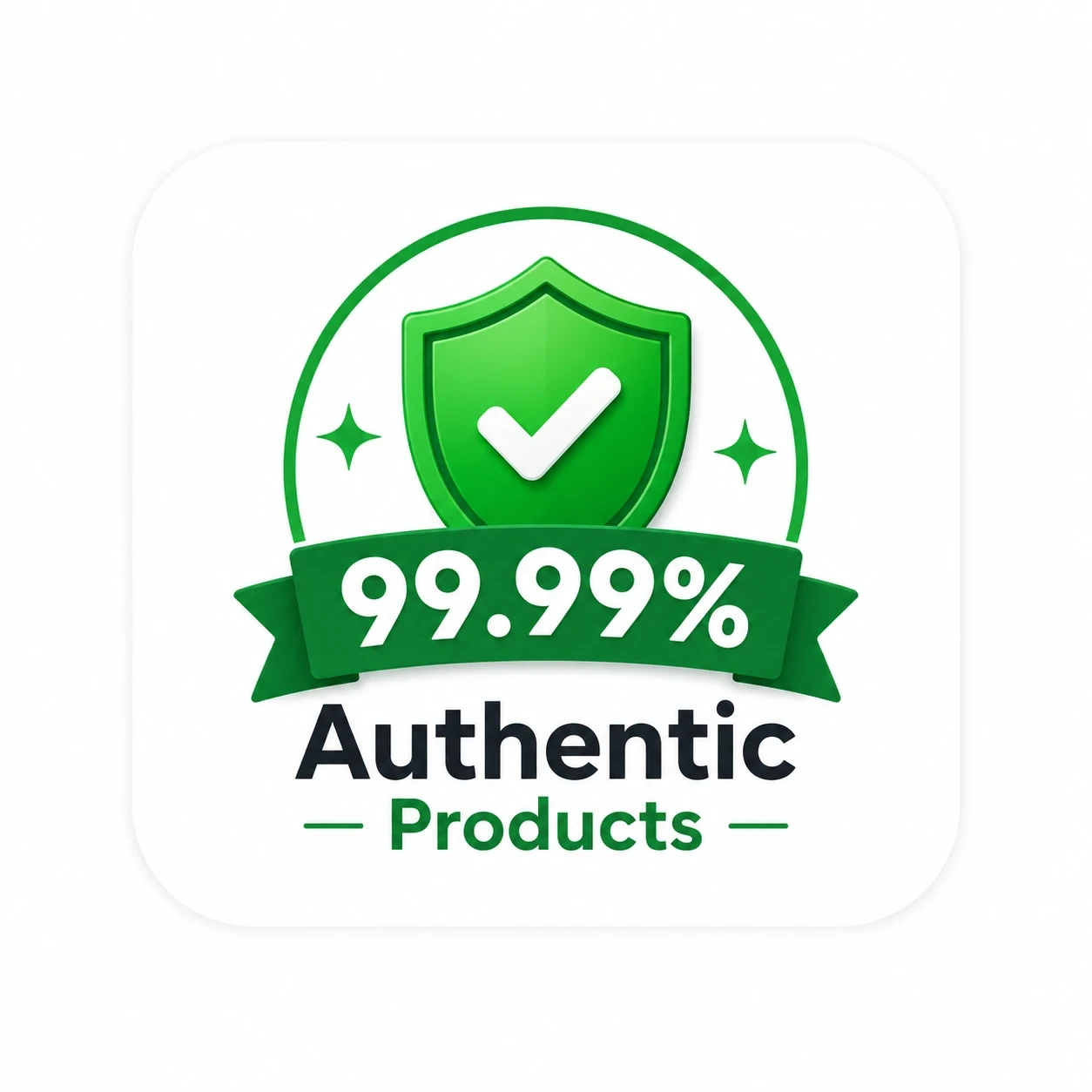 99.99% Authentic Products